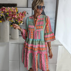 Solvienne | boho tiered dress