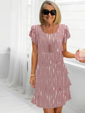 Isabelle – Robe élégance fluide à volants