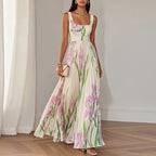 Oriah™ | Floral A-Line Maxi Dress