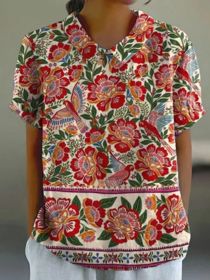 Stella | Printed Floral Shirt
