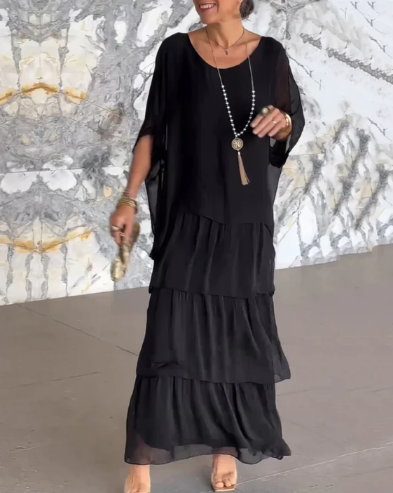 Lara – Graceful Maxi Dress with Flowing Design