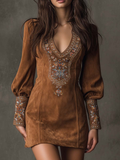 Virelya | Boho Detailed Mini Dress