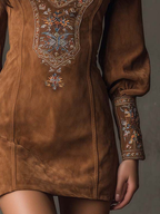 Virelya | Boho Detailed Mini Dress