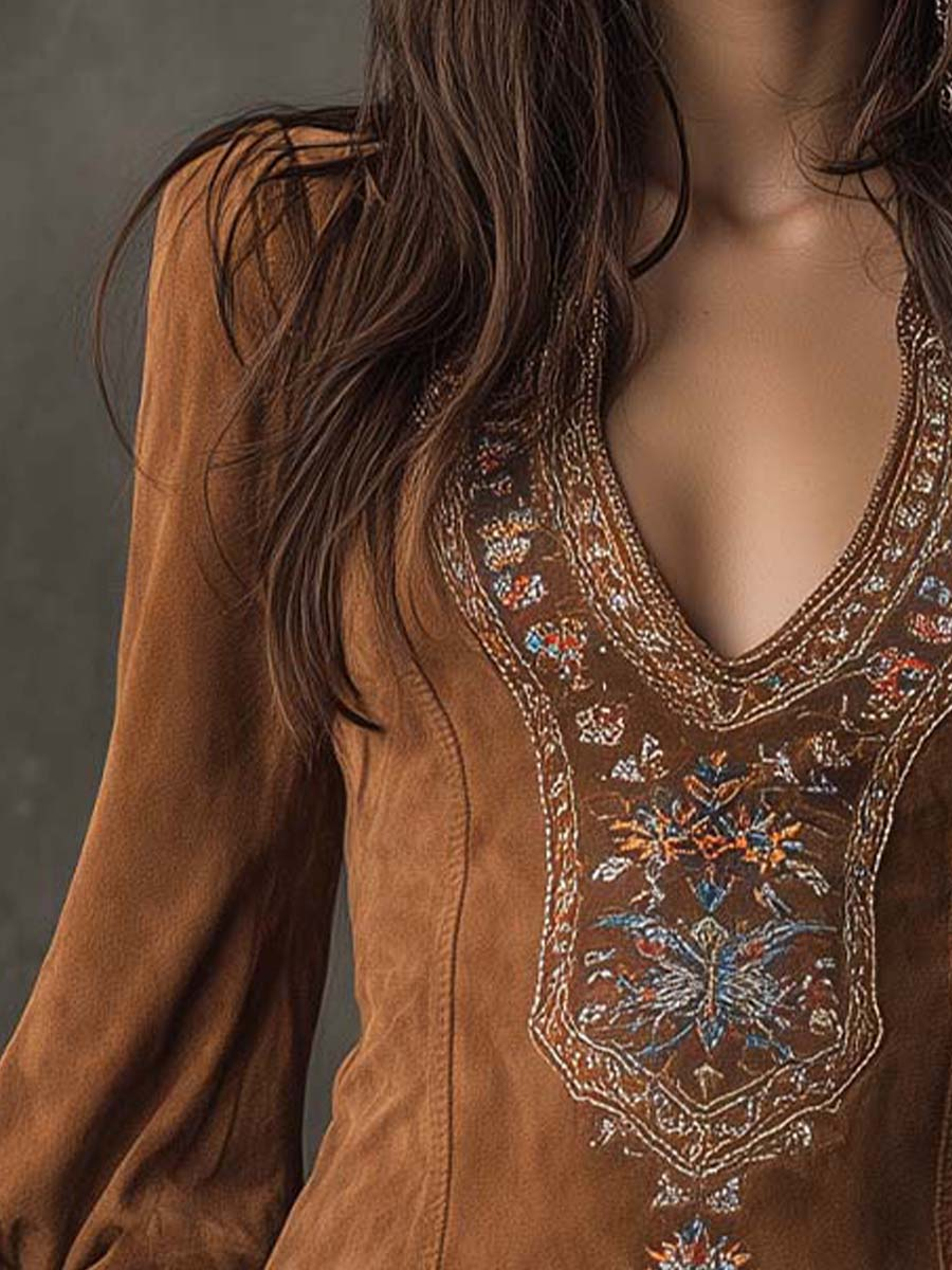 Virelya | Boho Detailed Mini Dress