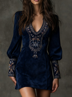 Virelya | Boho Detailed Mini Dress