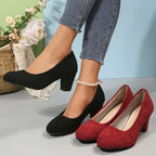 Feylarisse | Wide Toe Stable Heel Pumps