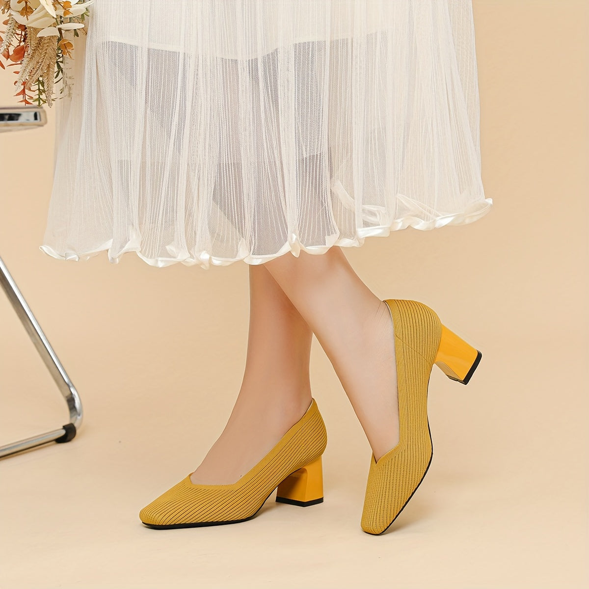 Elvarienne | Comfortable Stable Heel Pumps