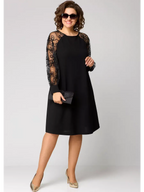 Arwen | Classic Lace Sleeve Dress