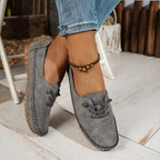Lightweight Flexible Moccasins Soft Pink Suede Comfort