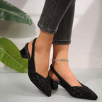 Crystelle | Elegant Crystal Heel Sandals