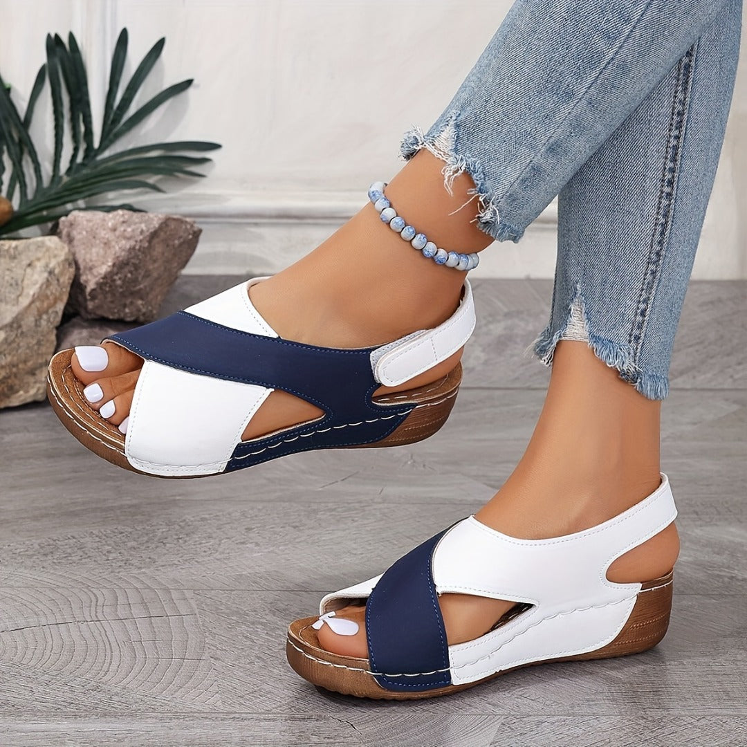 Orthopaedic Wedge Sandals Memory Foam Comfort