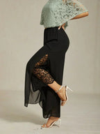 Fluressa | Split Hem Flow Trousers