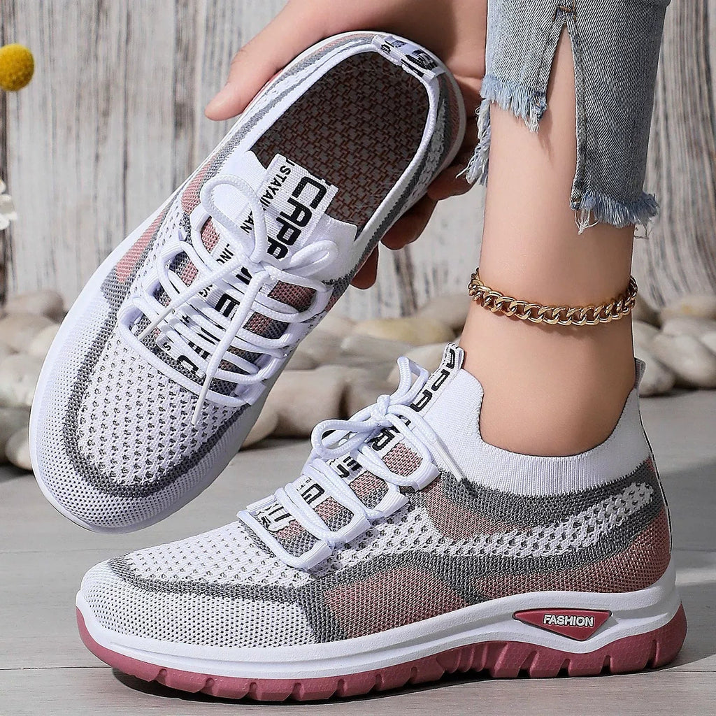 Brevella | Lace Up Comfort Sneakers