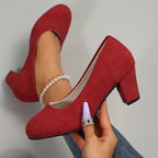 Feylarisse | Wide Toe Stable Heel Pumps
