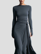 Melavindra | Elegant Shaping Stretch Dress