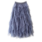 Iserelle | Irregular Mesh Skirt
