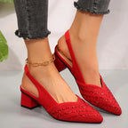Crystelle | Elegant Crystal Heel Sandals