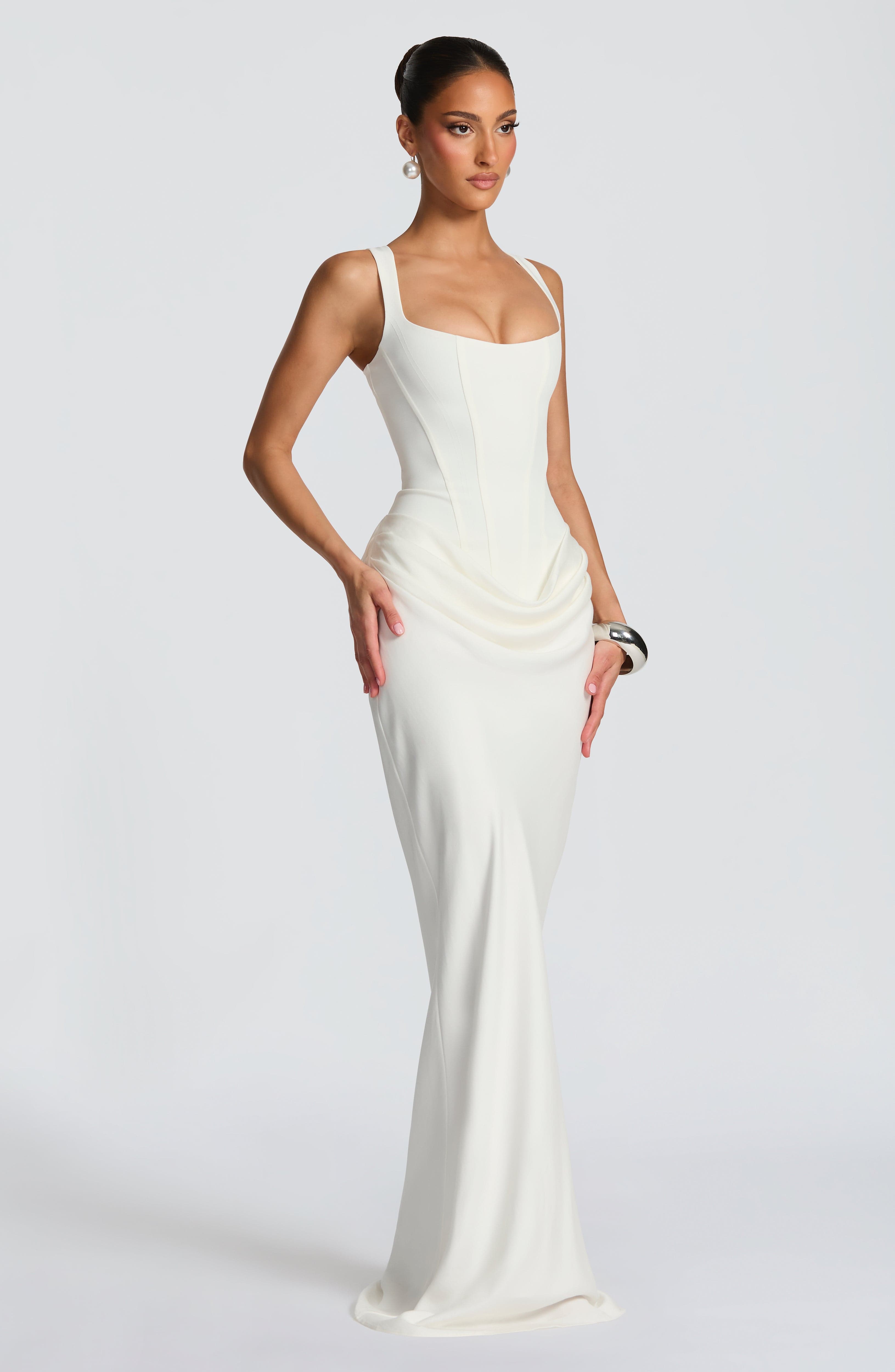 Lenoria | Square Neck Maxi Dress