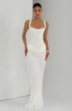Lenoria | Square Neck Maxi Dress