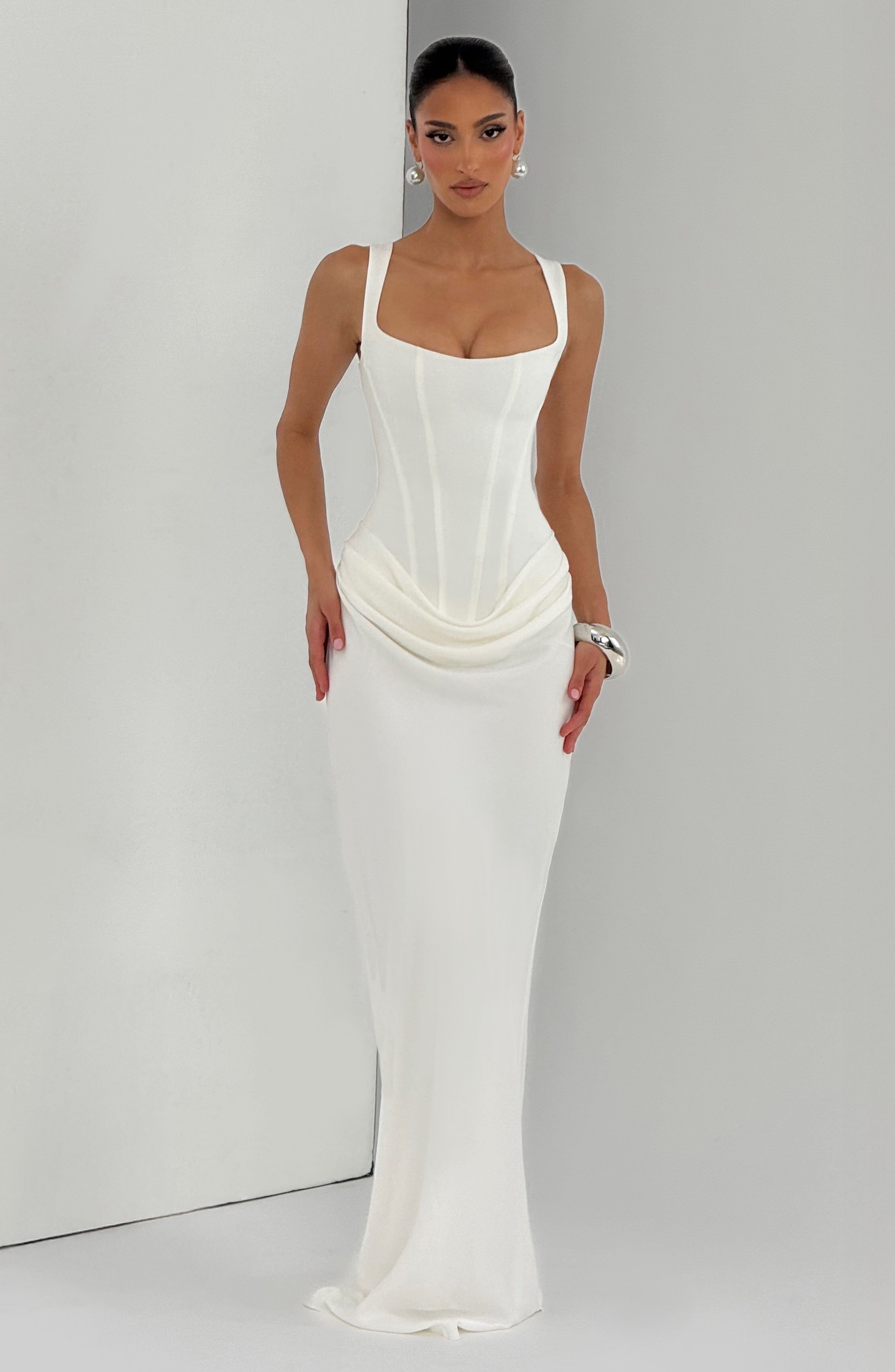 Lenoria | Square Neck Maxi Dress