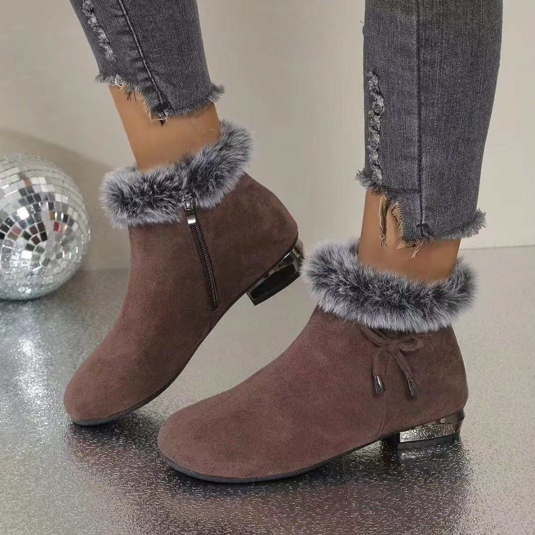 Aurenisse | Elegant Mid-heel Ankle Boots
