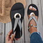 Bucklea | Flat Buckle Sandals