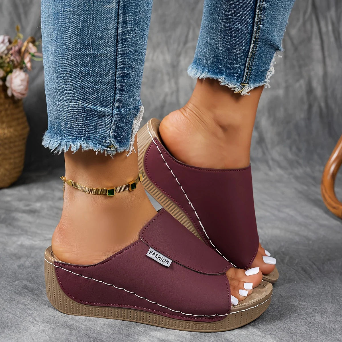 Archvella | Thick Sole Support Slippers