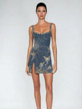 Norelle | blue mini dress