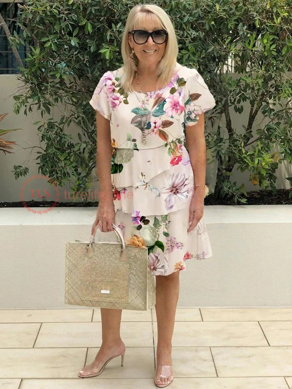 Floracelle | Cascade Floral Dress