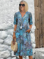 Averline | Vibrant Mid-length Dress