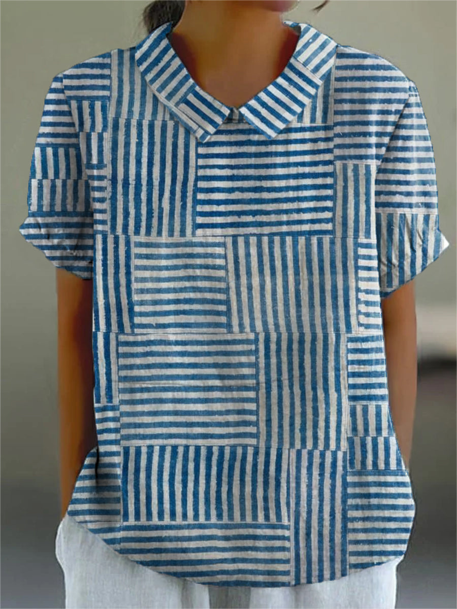 Ameliah | Patchwork Shirt