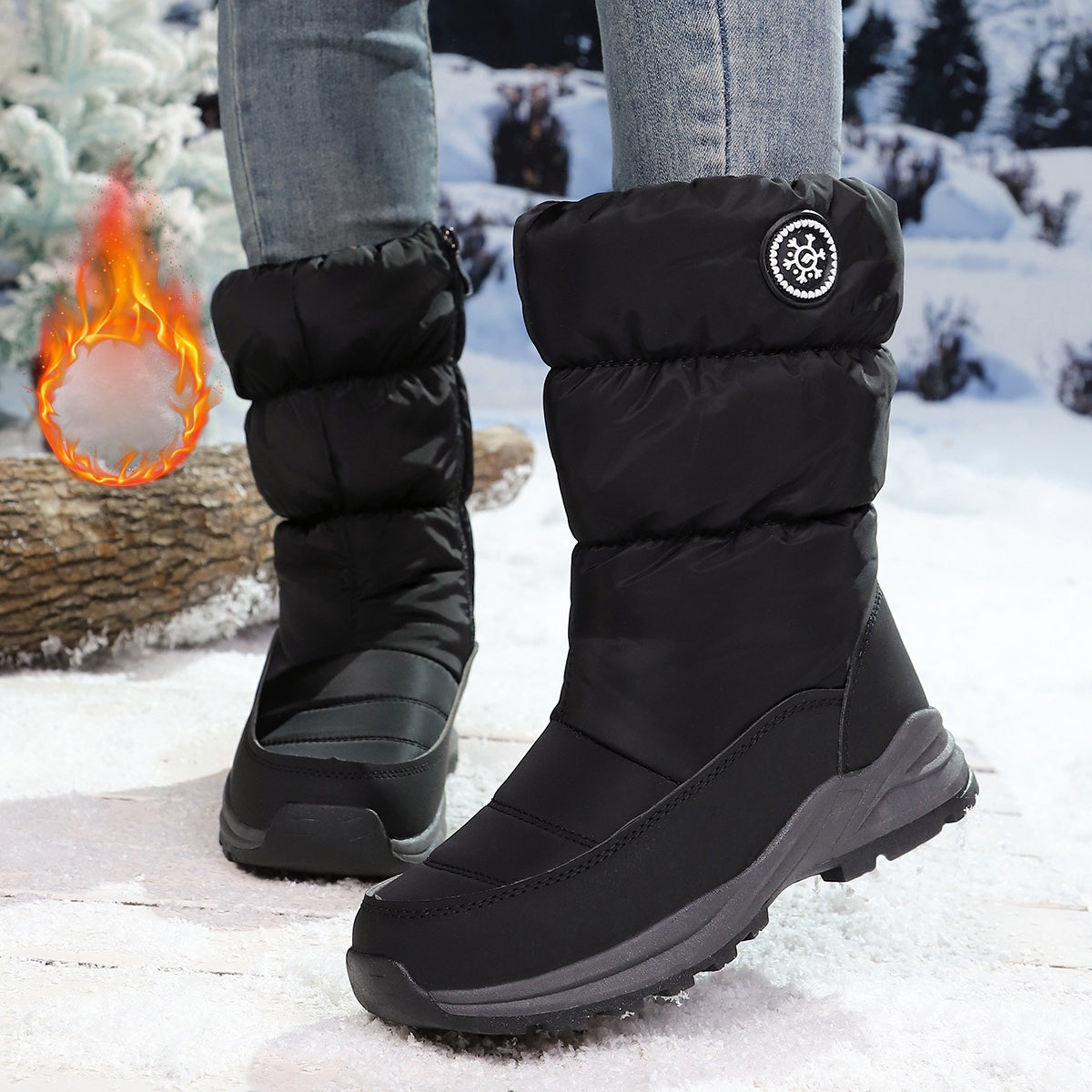 Snowvella | Winter Mid Calf Boots