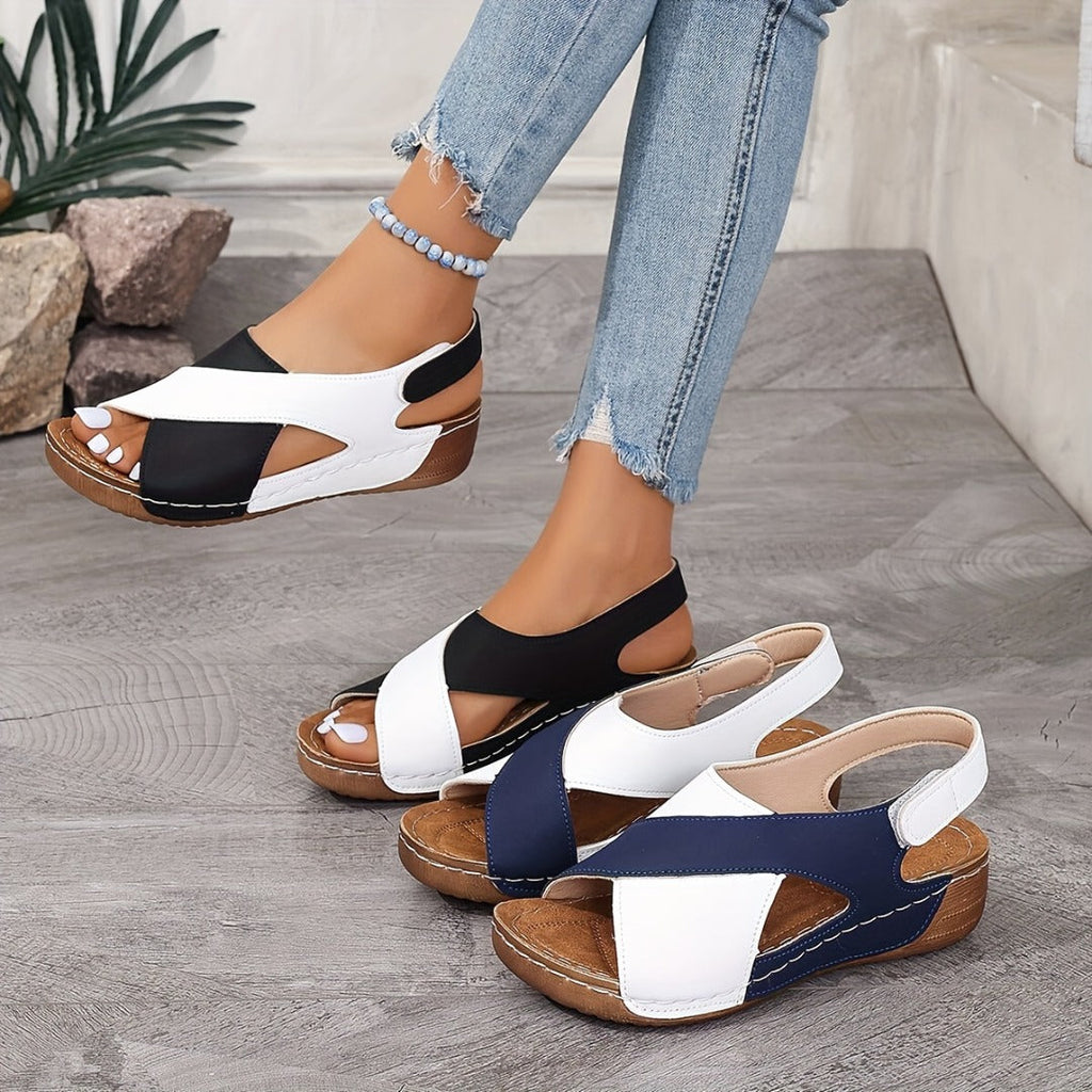Orthopaedic Wedge Sandals Memory Foam Comfort