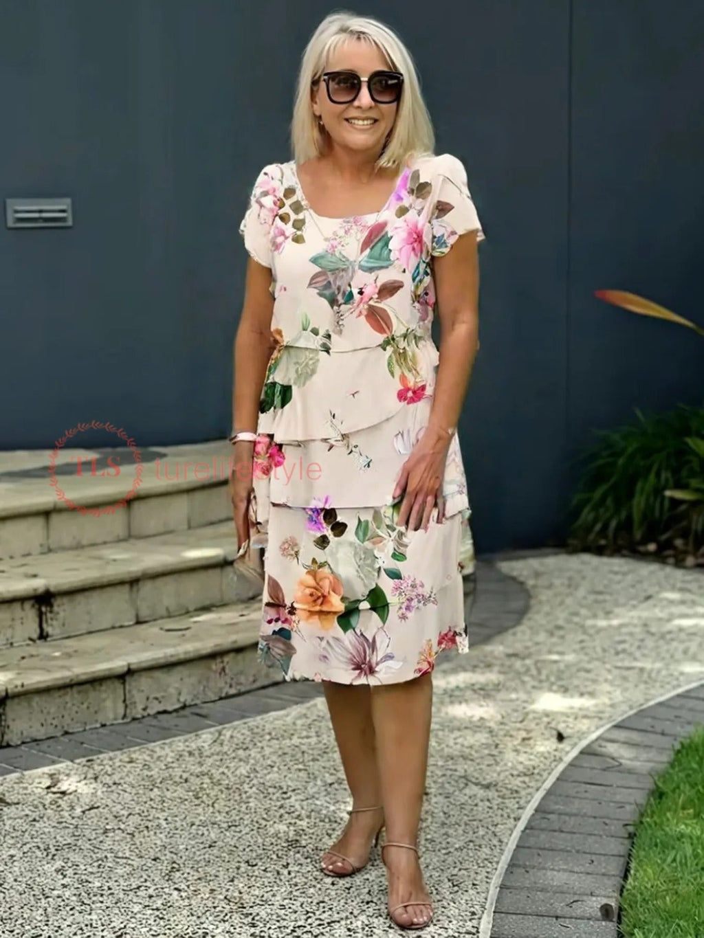 Floracelle | Cascade Floral Dress