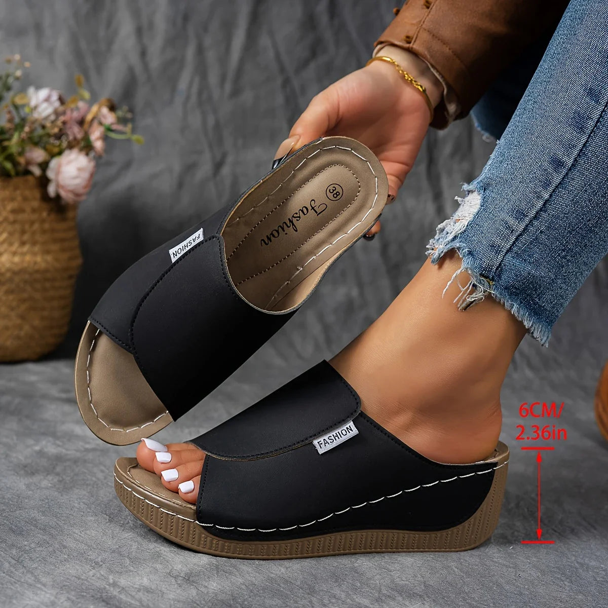 Archvella | Thick Sole Support Slippers