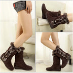 Plushvella | Mid Calf Winter Boots