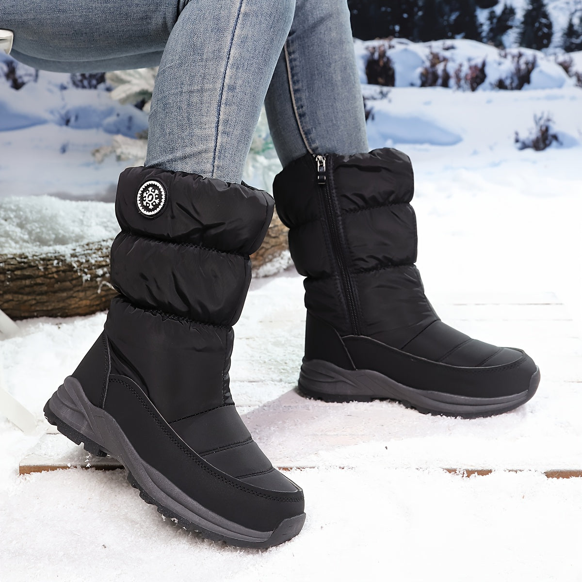 Snowvella | Winter Mid Calf Boots