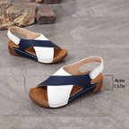 Orthopaedic Wedge Sandals Memory Foam Comfort