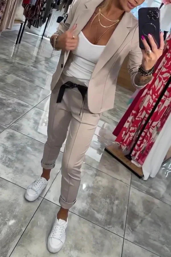 Serelinae | Elegant Blazer & Trouser Set