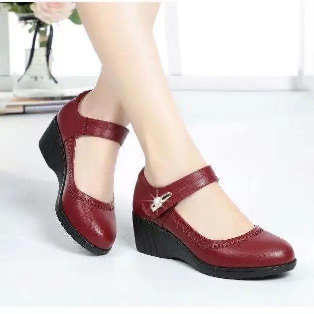 Softvella | Soft Sole Heel Shoes