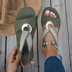 Bucklea | Flat Buckle Sandals