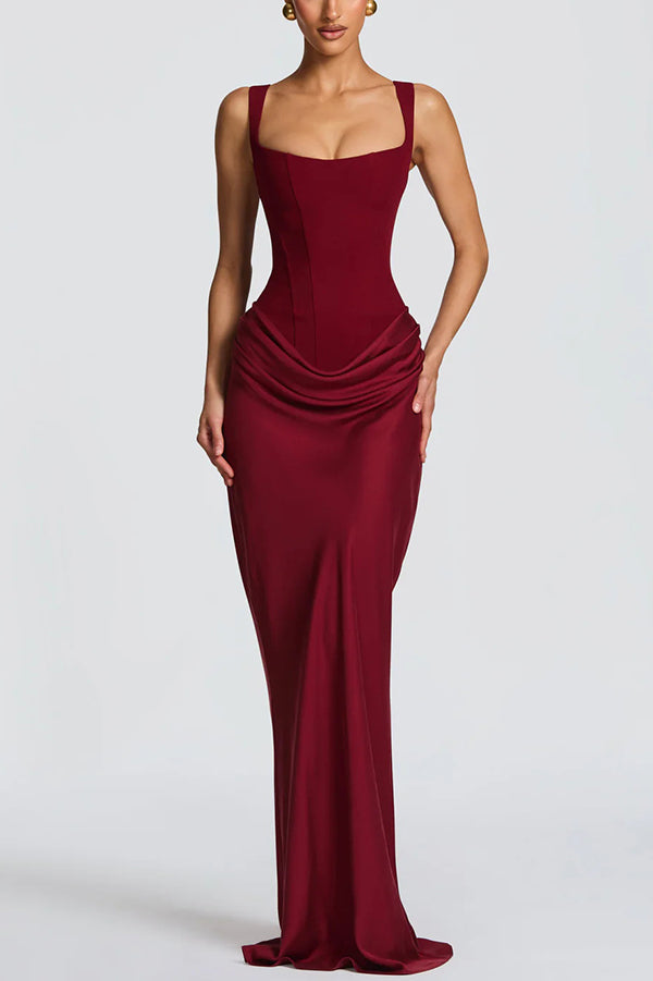 Lenoria | Square Neck Maxi Dress