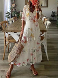 Lana | Flattering Bohemian Maxi Dress