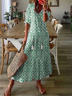 Lana | Flattering Bohemian Maxi Dress