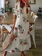 Lana | Flattering Bohemian Maxi Dress