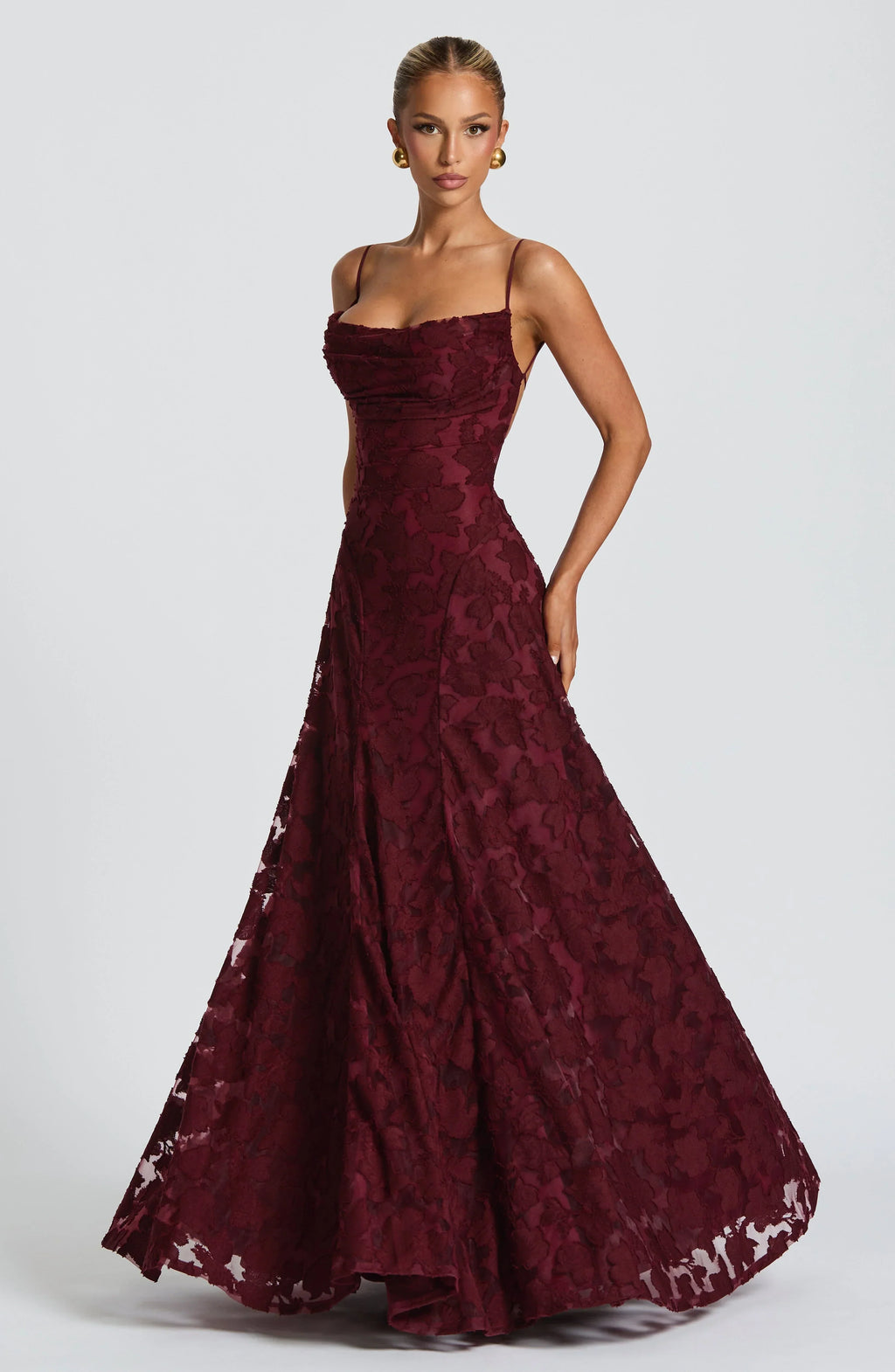 Melioraine | Elegant Flowing Maxi Dress