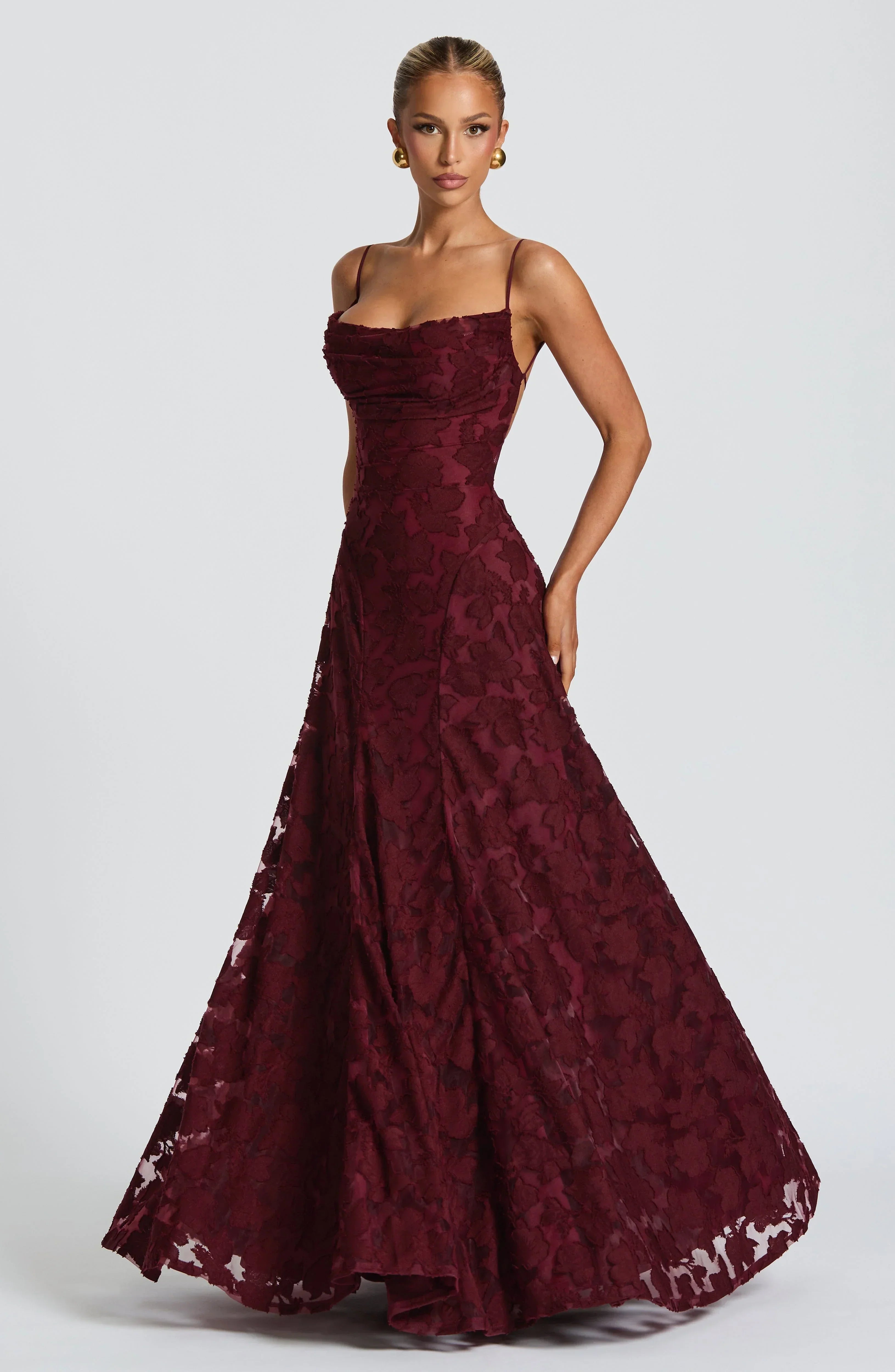 Melioraine | Elegant Flowing Maxi Dress