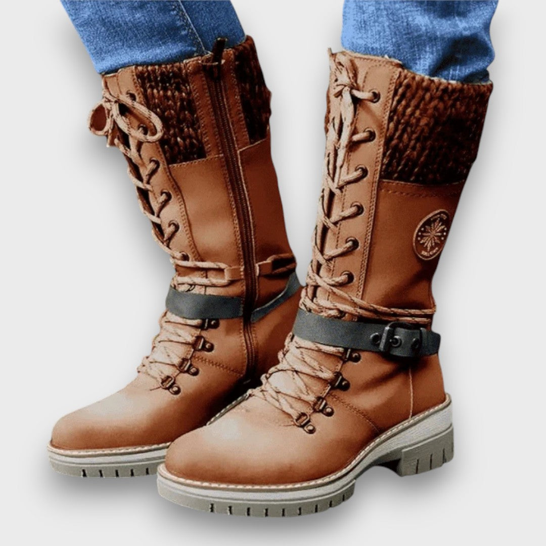 Favelisse | Lace Up Winter Boots