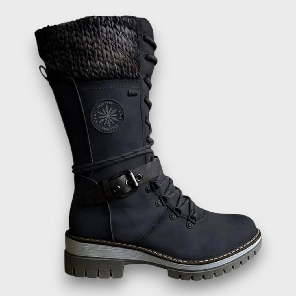 Favelisse | Lace Up Winter Boots
