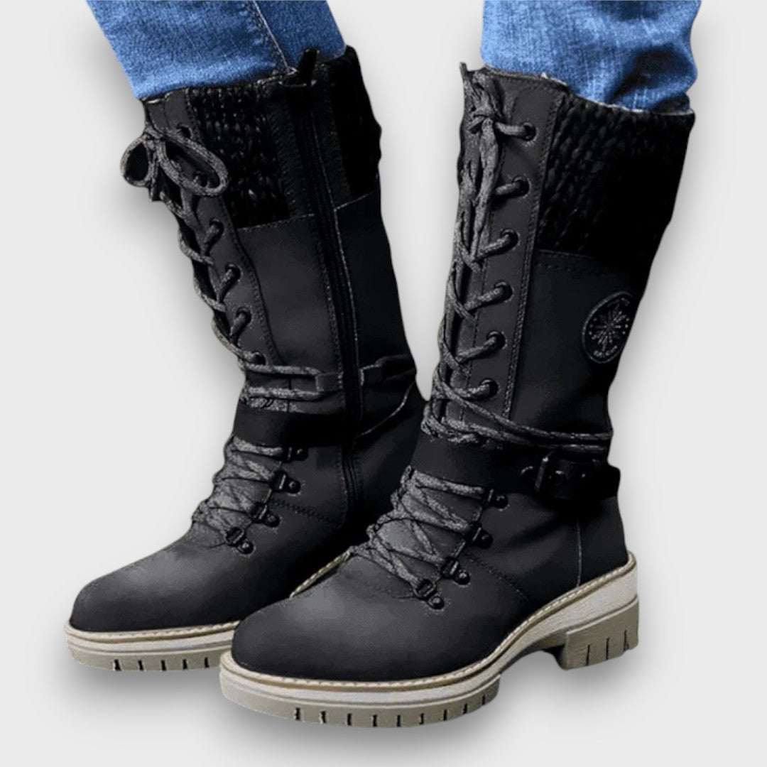 Favelisse | Lace Up Winter Boots